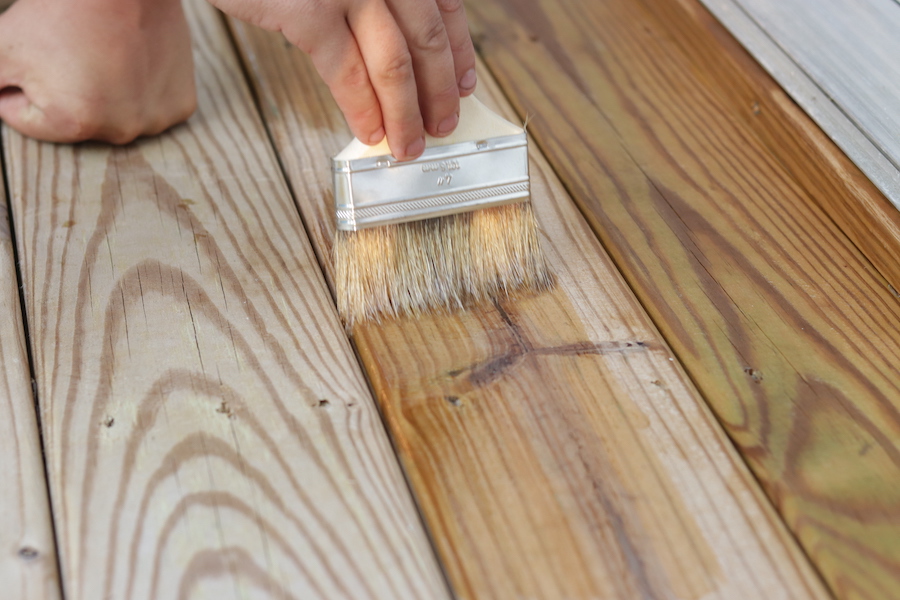 Deck Staining - Carolina Deck Builders and Patio Contractors